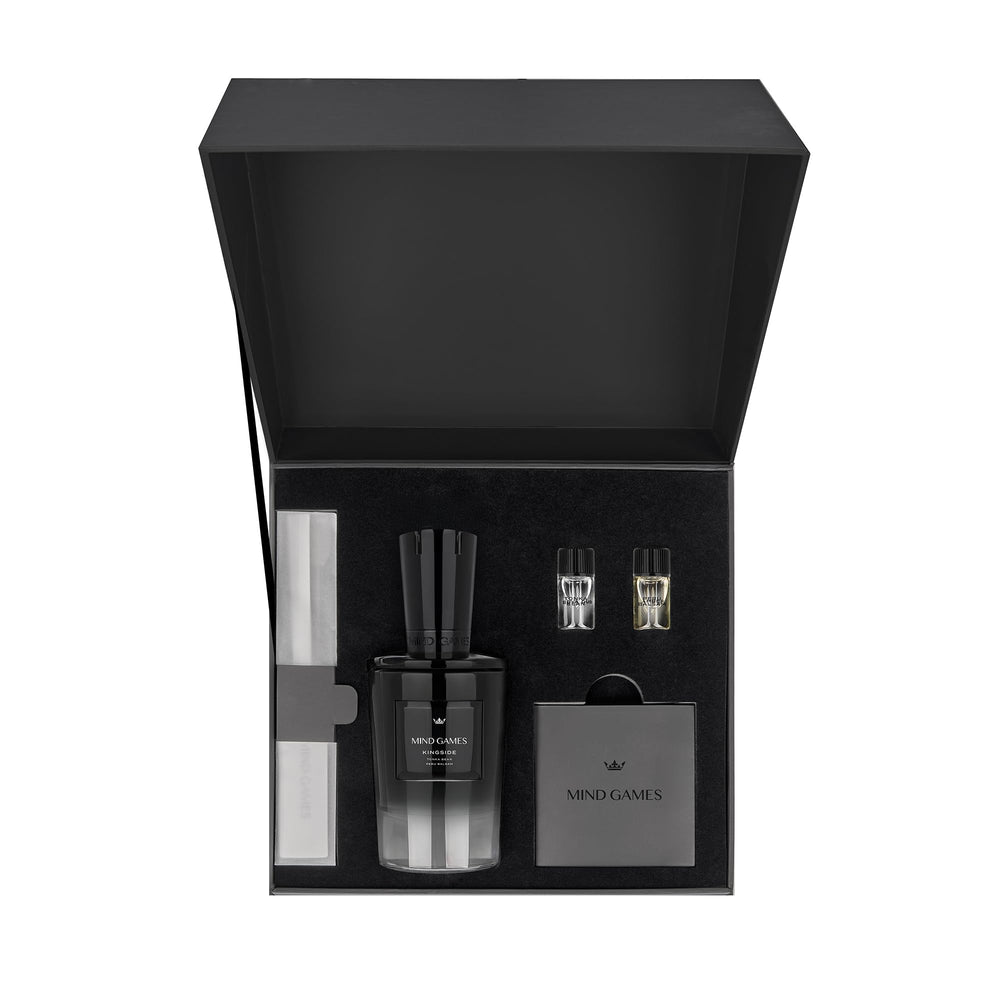 MIND GAMES Kingside tonka bean highlight note adds warmth.