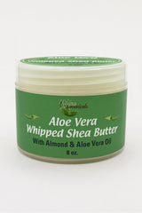 Mine Botanicals Aloe Vera Whipped Shea Butter jar for quick hydration after bathing