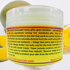 Mine Botanicals Whipped Body Butter application on arm—deeply moisturizing, non-greasy finish.