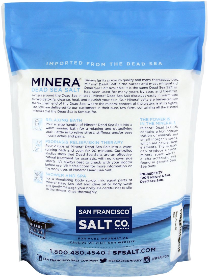 Bulk packaging of Minera Dead Sea Salt for bulk use