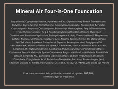 Mineral Air foundation bottle with pump for easy dispensing.