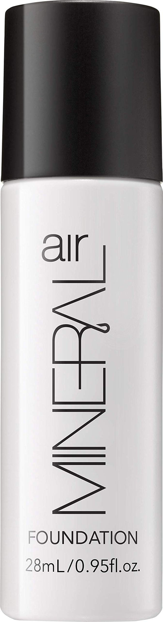 Swatches of Mineral Air Four-in-One Foundation Light for easy shade matching.