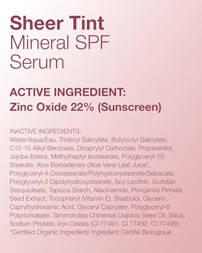Mineral Fusion beach-day glow look demonstrates sheer coverage.