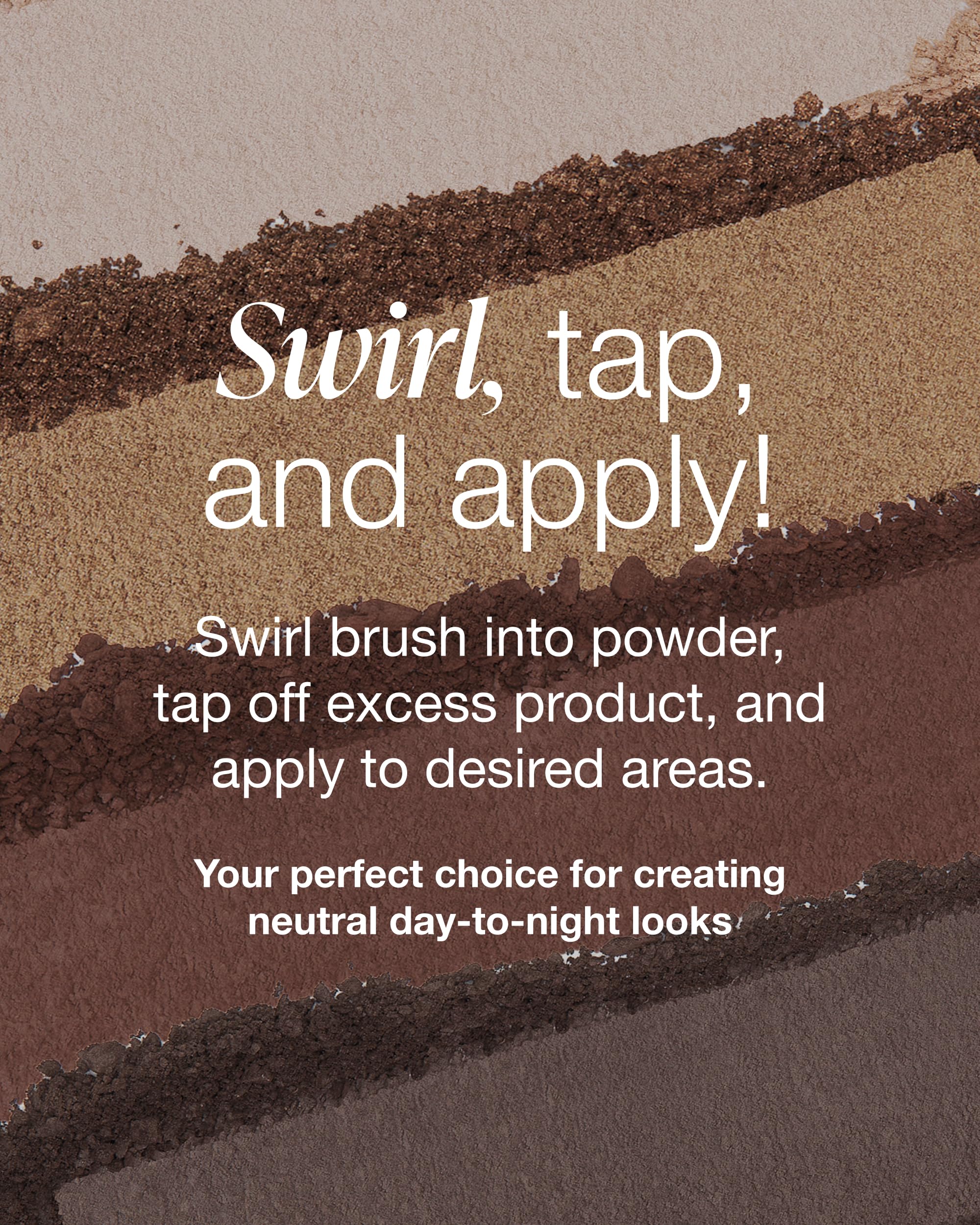 Mineral Fusion Coffee Break brush swirls blend effortlessly for seamless lids.