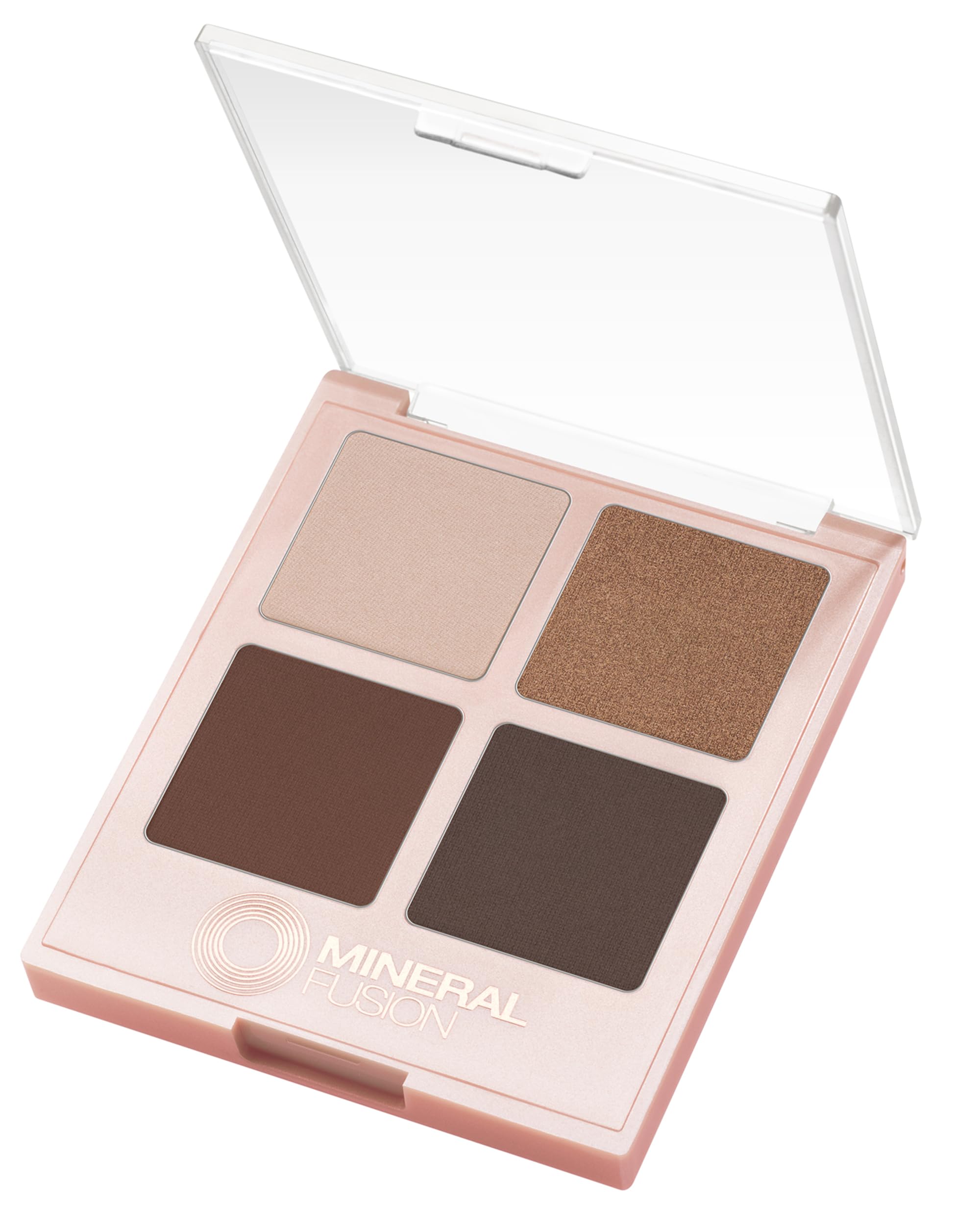Mineral Fusion Coffee Break palette cover with vegan, versatile shades for everyday looks.