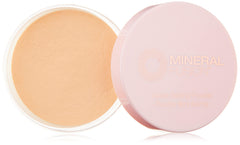 Mineral Fusion Flawless Finish Setting Powder Banana compact open for silky texture.