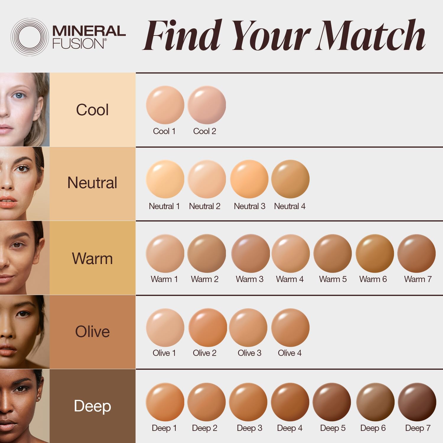 Mineral Fusion Olive 1 foundation pump bottle for easy application