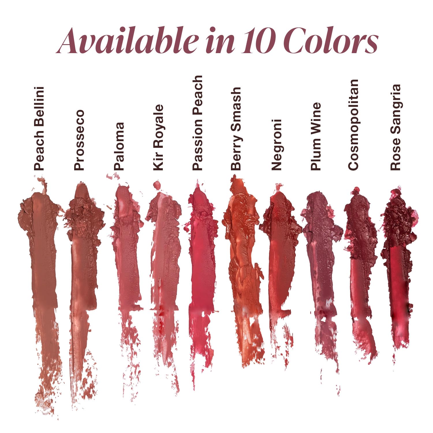 Soft lighting on Plum Wine image captures long-lasting color and smudge resistance.