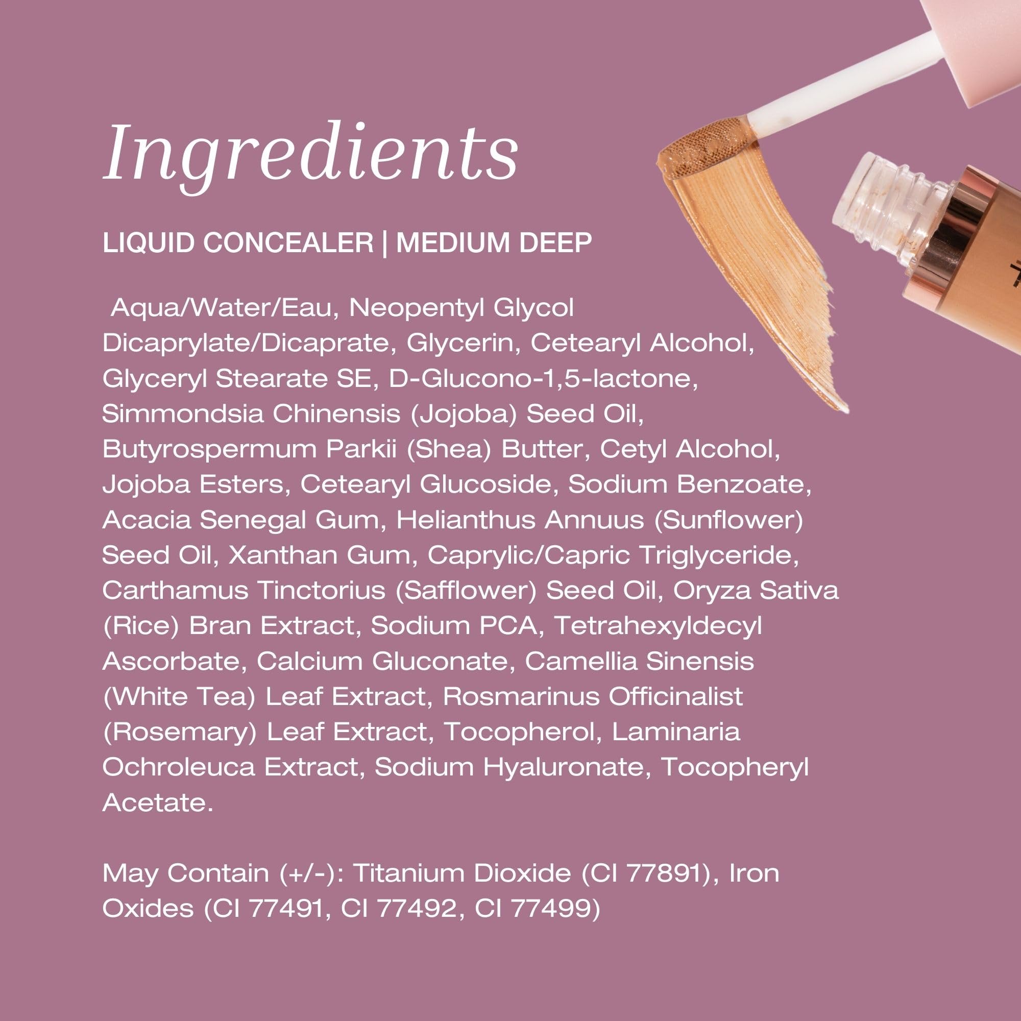 Ectoin in Mineral Fusion concealer offering blue light protection visually noted
