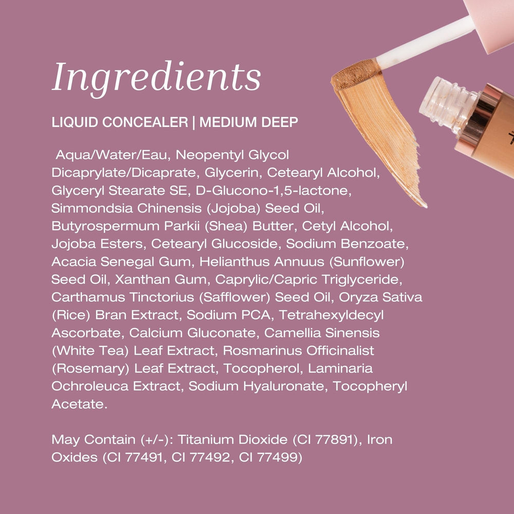 Ectoin in Mineral Fusion concealer offering blue light protection visually noted