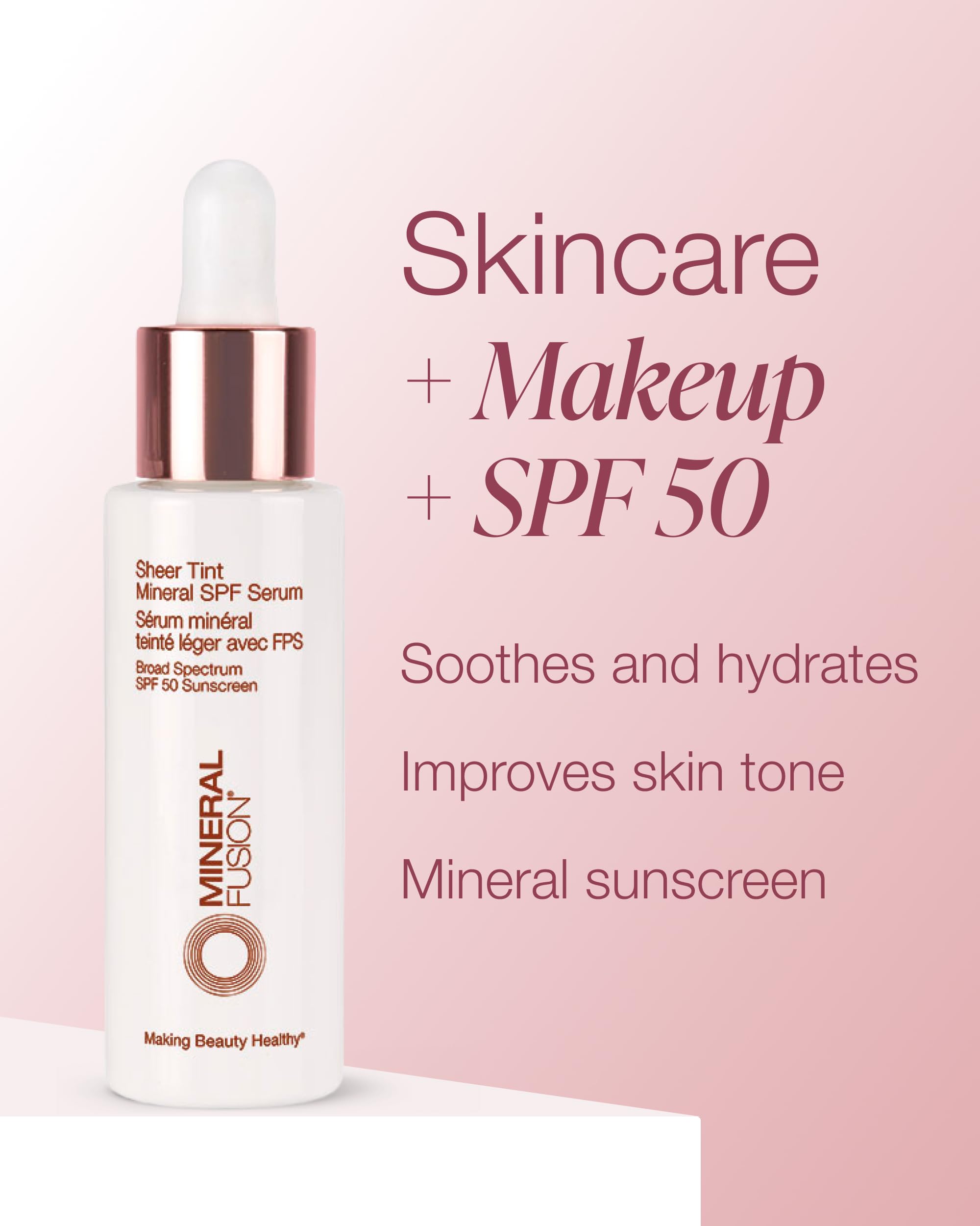 Mineral Fusion Niacinamide Aloe closeup emphasizes soothing ingredients.