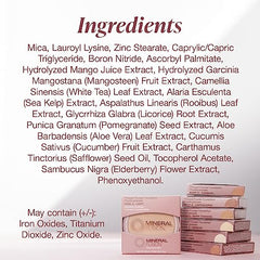Shine is reduced with Mineral Fusion Warm 5 on the T-zone.