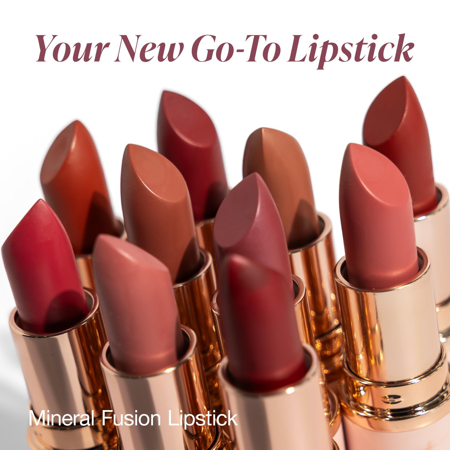 Product packaging emphasizing natural ingredients in Mineral Fusion.