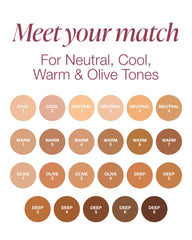 Mineral Fusion shade Cool 1 Fair swatch on arm shows pink undertones.
