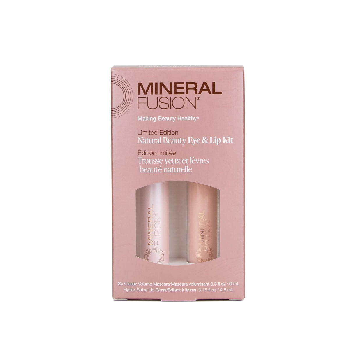 Mineral Fusion So Classy mascara in Jet Black for dramatic, voluminous lashes.