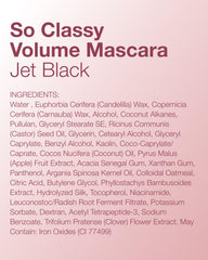 Mineral Fusion So Classy Volume Mascara no-flake formula ensures clean wear