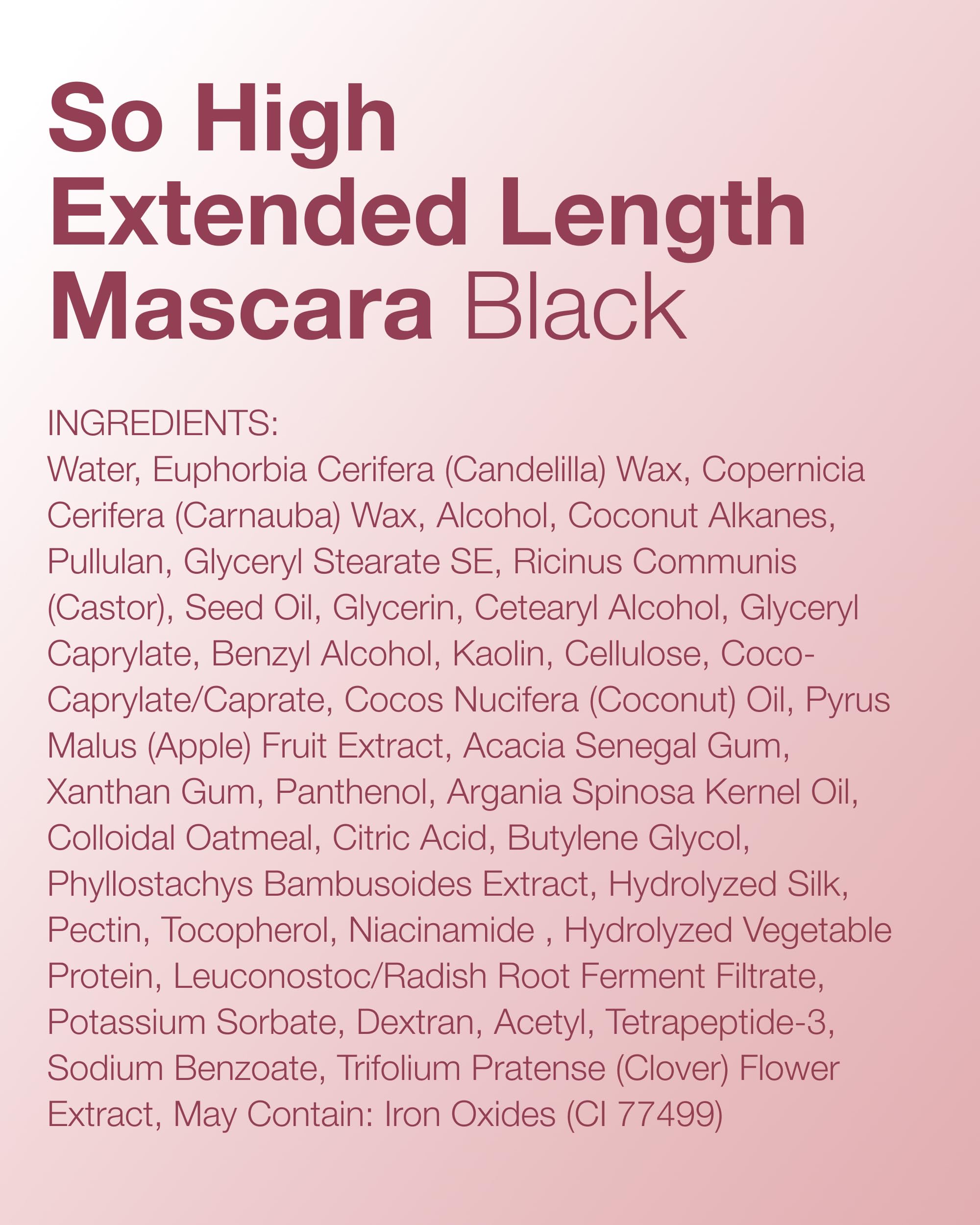 Mineral Fusion So High mascara in use for everyday, clean look.