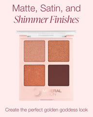 Mineral Fusion Speakeasy bronze shade swatch for warm crease depth and definition