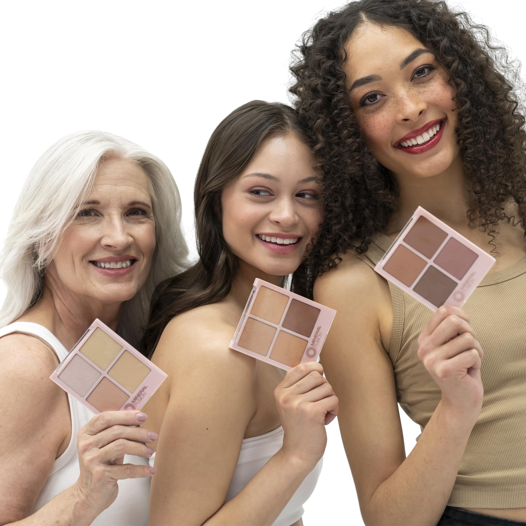 Shimmer finish creates a luminous glow on face