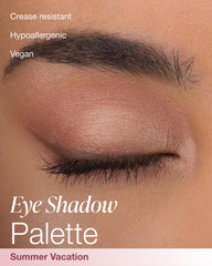 Mineral Fusion palette swatches show creamy, buildable color across matte, satin, and shimmer finishes