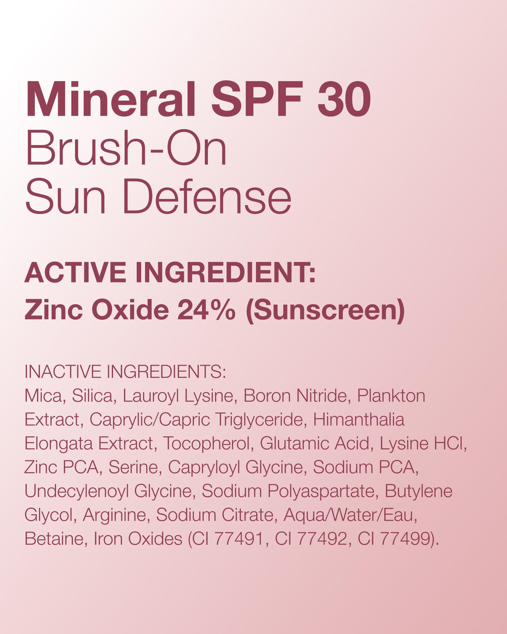 Mineral Fusion travel-friendly 0.14 oz bottle for on-the-go protection.