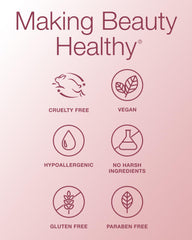 Mineral Fusion vegan cruelty-free seal signals ethical cosmetics choice.
