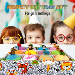 Mineral Me California bubbles form when water runs, enriching sensory play.