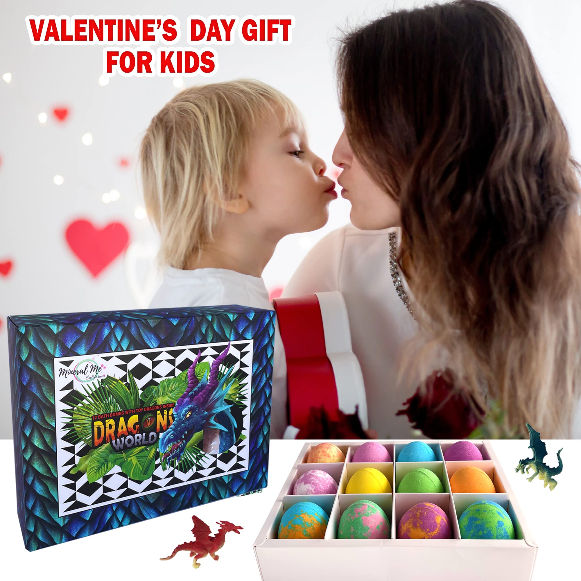 Mineral Me California bubble bath fizzies create vibrant water and soft aroma for kids.
