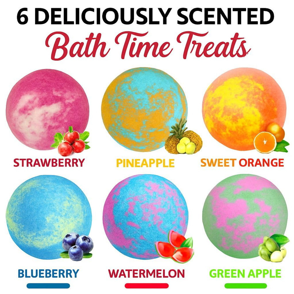 Mineral Me California bath bomb hides a surprise bracelet for endless treasure hunt moments.