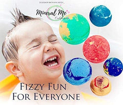 Mineral Me California colorful water and rich bubbles for sensory play
