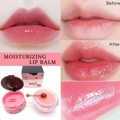 Miniling night-use lip mask in action for repaired lips.