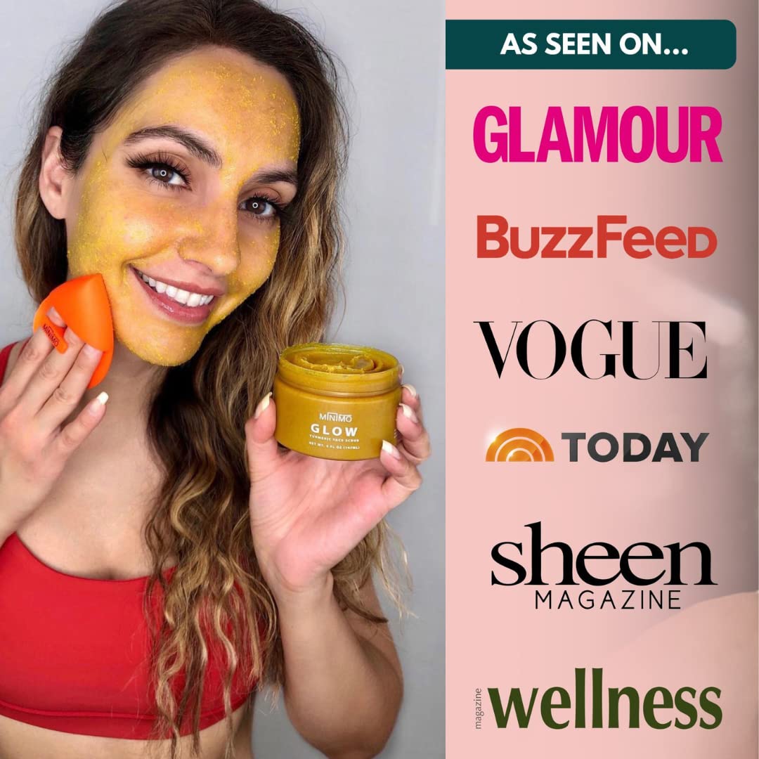 Minimo Glow Two-in-One Scrub Mask image showing versatility for pampering sessions