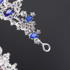 Minkissy bridal hair accessory tiara styled with updo and shimmer.
