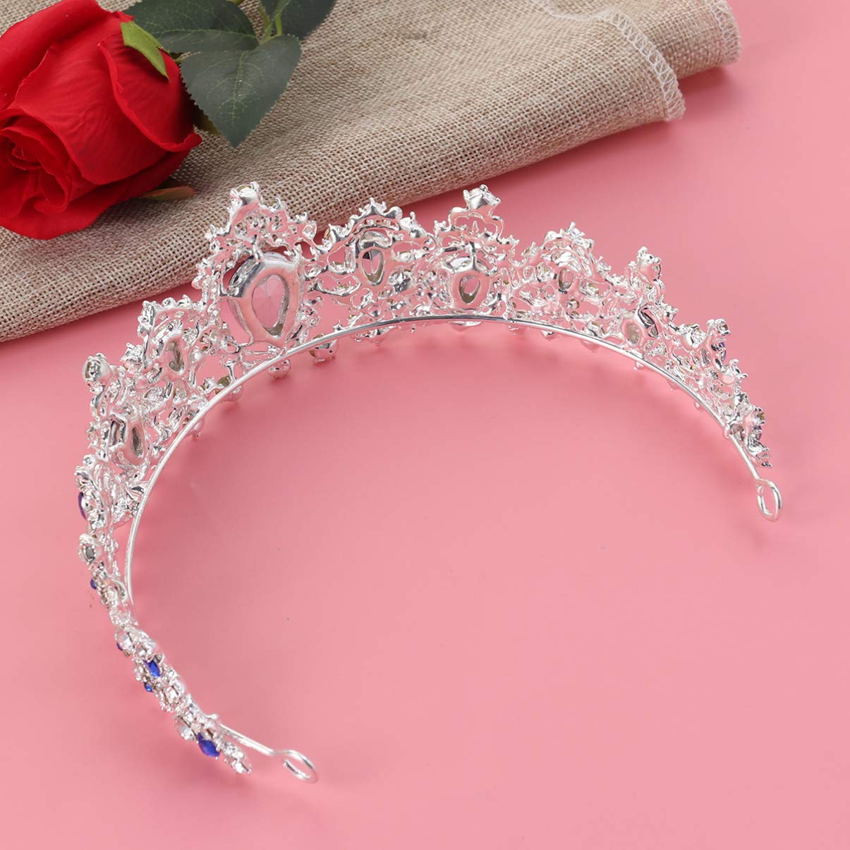 Minkissy royal blue tiara keepsake jewelry ideal for keepsake moments.