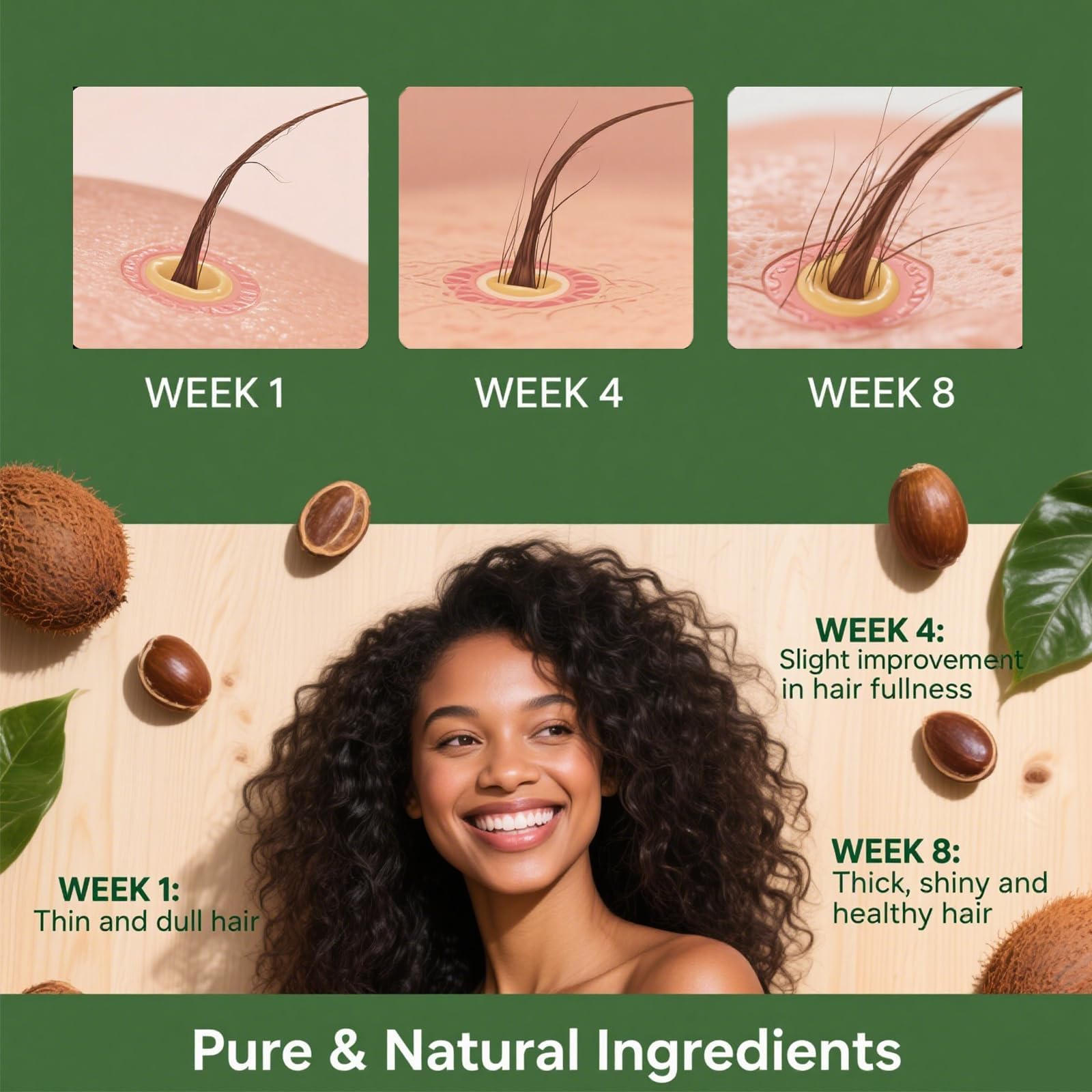 Minnah Hair Growth Oil application on scalp demonstrates targeted care