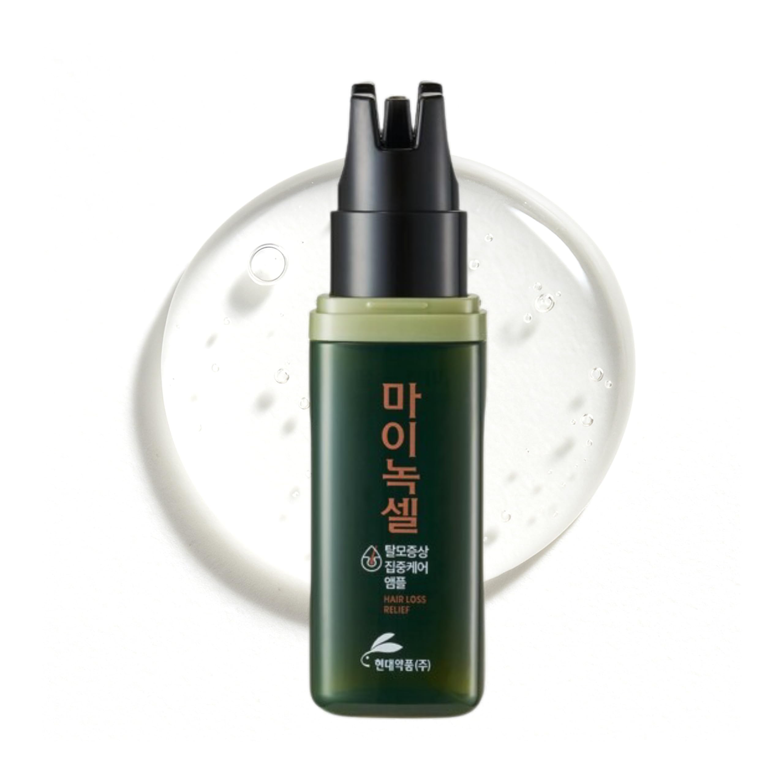 MINOXELL Korean Scalp Intensive Serum bottle showing concentrated scalp care for thinning areas.