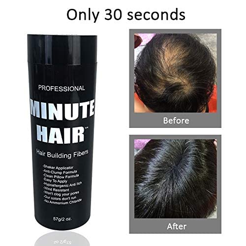 Minute Hair refillable see-through bottle highlights easy refills