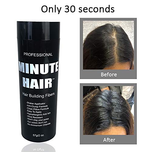 Minute Hair Auburn fibers, color match for natural appearance