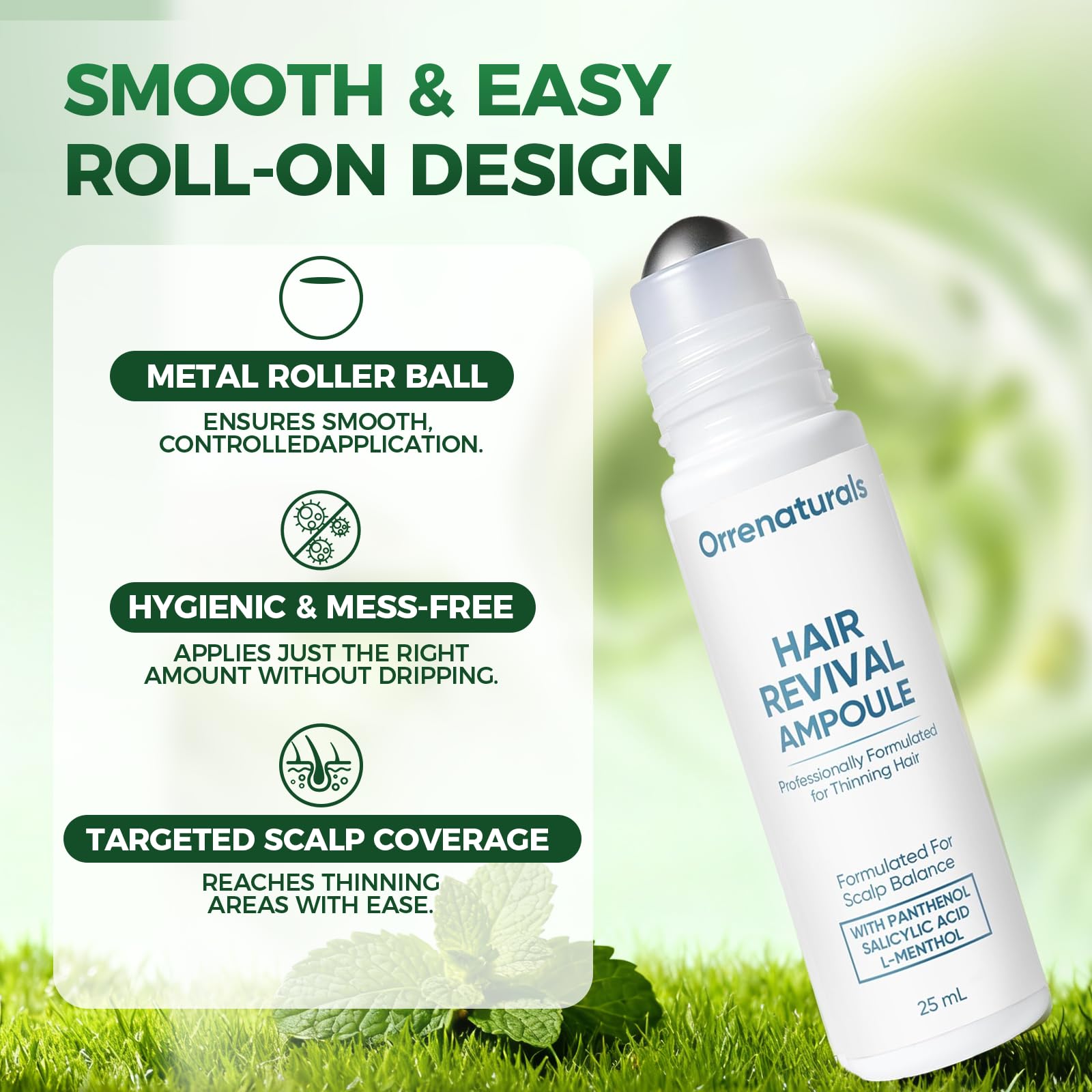 Minyang Orrenaturals lightweight non-greasy formula absorbed quickly.