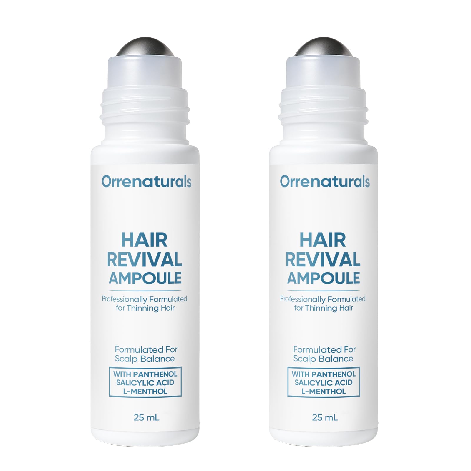Minyang Orrenaturals hair revival ampoule bottle for at-home revitalization.