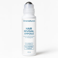 Minyang Orrenaturals hair revival ampoule bottle, compact packaging and lightweight formula for daily use.