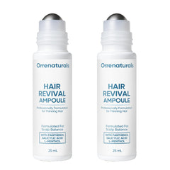 Minyang Orrenaturals hair revival ampoule bottle for at-home revitalization.