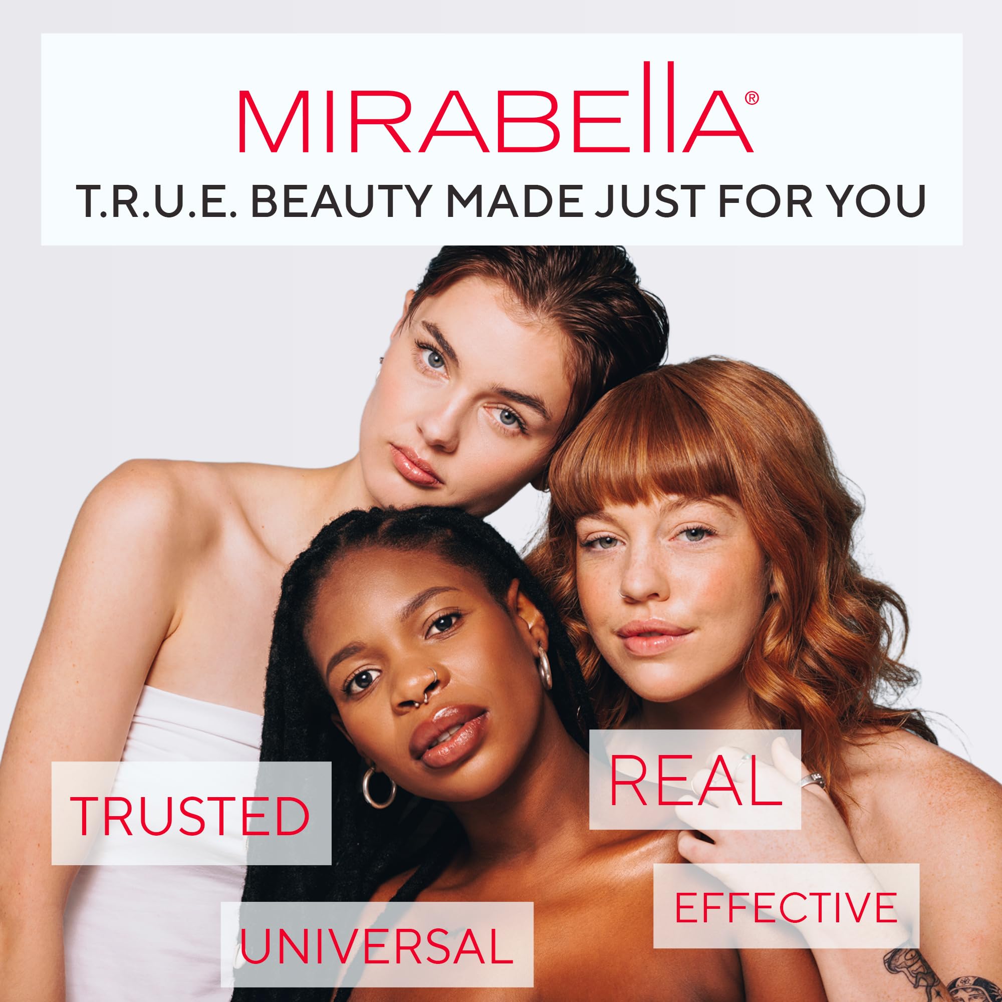 Mirabella Balance Toner packaging emphasizing clean beauty and fragrance-free formula.