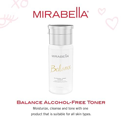 Mirabella Balance Toner pump demonstrating easy, controlled application.