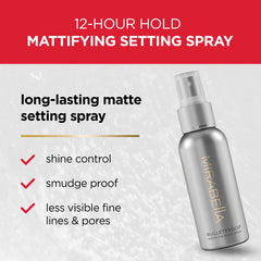 Mirabella Bulletproof fine mist applies evenly for natural coverage