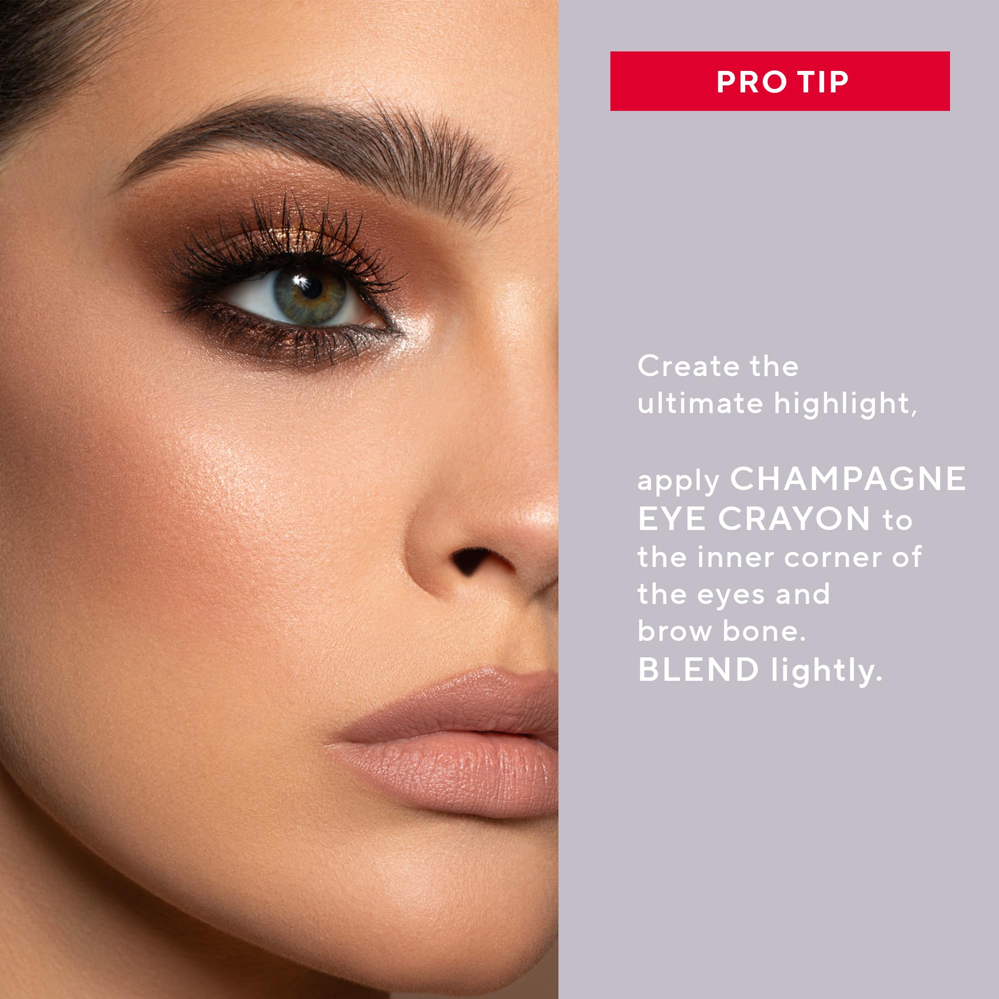 Mirabella Jumbo eye crayon applied along lash line for easy definition.