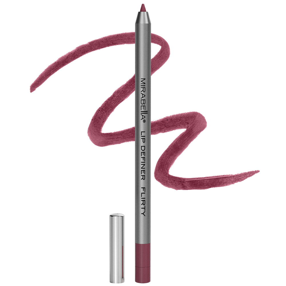 Mirabella Line & Define lip definer pencil for precise outer lip edge and smooth application.