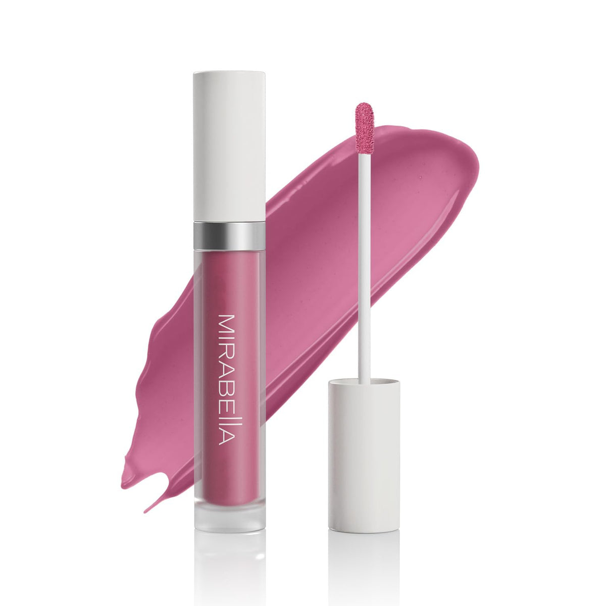 Mirabella Luxe Advanced Formula Lip Gloss with a non-sticky, high-shine finish.