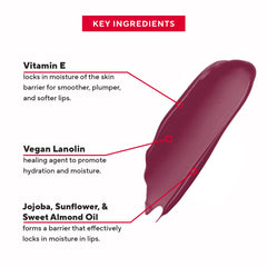 Mirabella Trendsetter matte lip gloss swatch in warm cinnamon for bold looks.