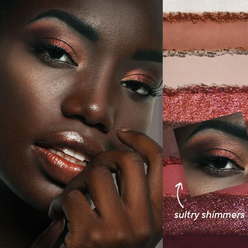 Rose and mauve tones in Mirabella True To You for soft romantic looks.